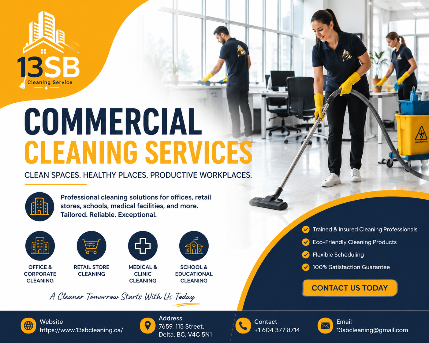 13SB Cleaning Services Delta/Surrey/Vancouver - Business Photo
