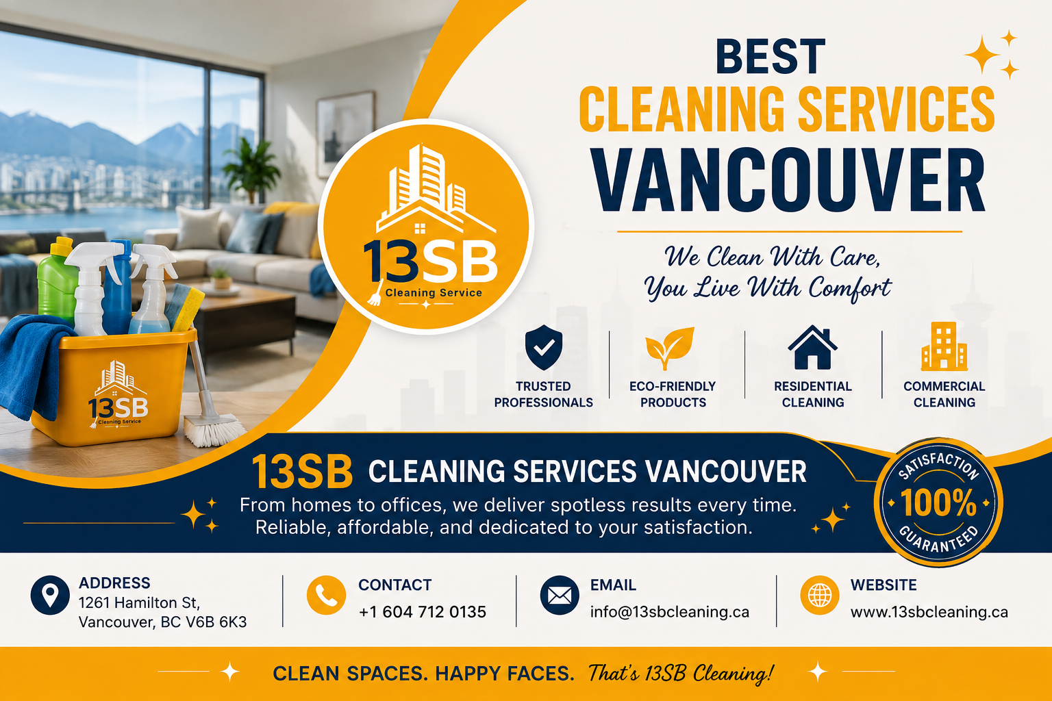 13SB Cleaning Services Vancouver - Business Photo